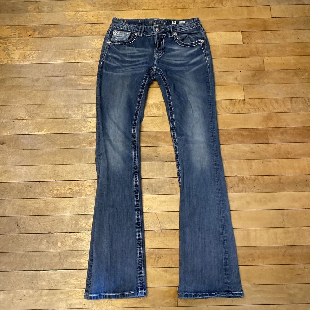 Miss Me Jeans Women’s Size 28 Signature Rise Boot Cut Medium Wash